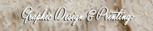 wedding services, graphic design, printing