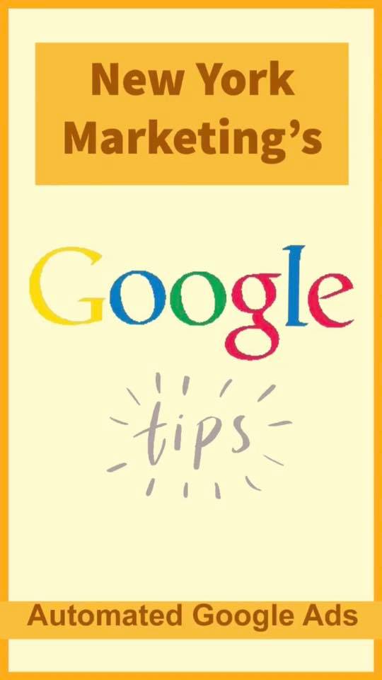 Google Ad Tip: Automated Google Ads