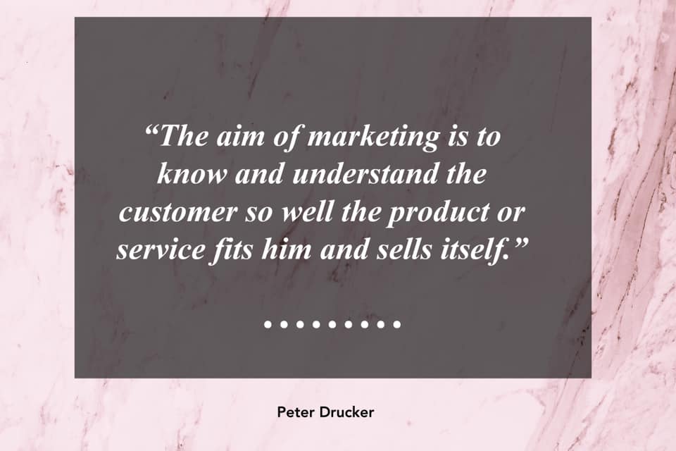 Peter Drucker - Marketing Quote