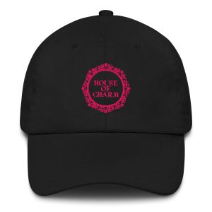 House of Charm Pink Text Dad Hat