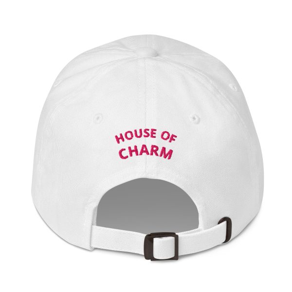 House of Charm Pink Text Dad Hat - Image 8