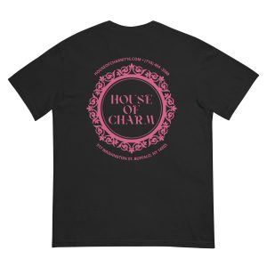 House of Charm Front/Back Unisex garment-dyed heavyweight t-shirt