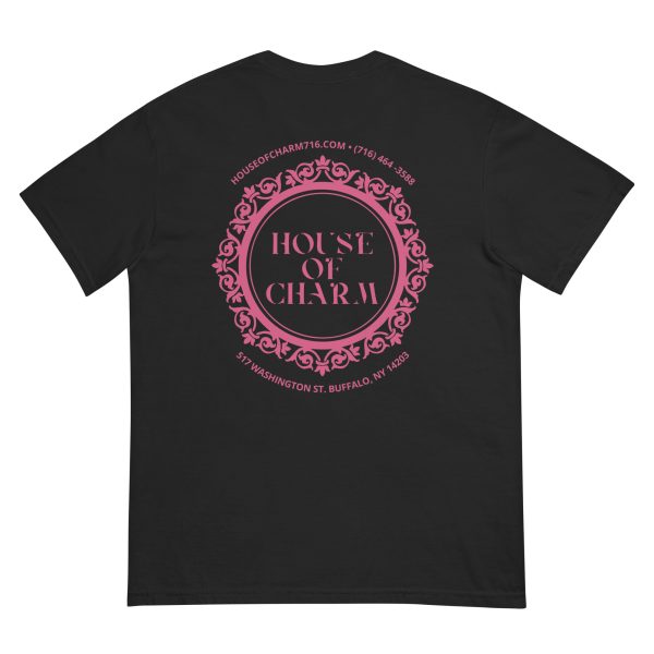 House of Charm Front/Back Unisex garment-dyed heavyweight t-shirt - Image 2