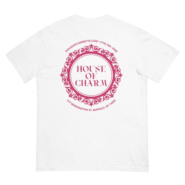 House of Charm Front/Back Unisex garment-dyed heavyweight t-shirt - Image 4