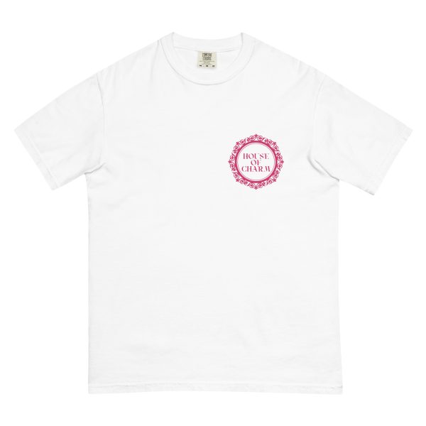 House of Charm Front/Back Unisex garment-dyed heavyweight t-shirt - Image 3