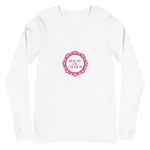 House of Charm Logo Unisex Long Sleeve Tee - Image 3