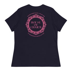 House of Charm Front/Back Pink Women’s Relaxed T-Shirt