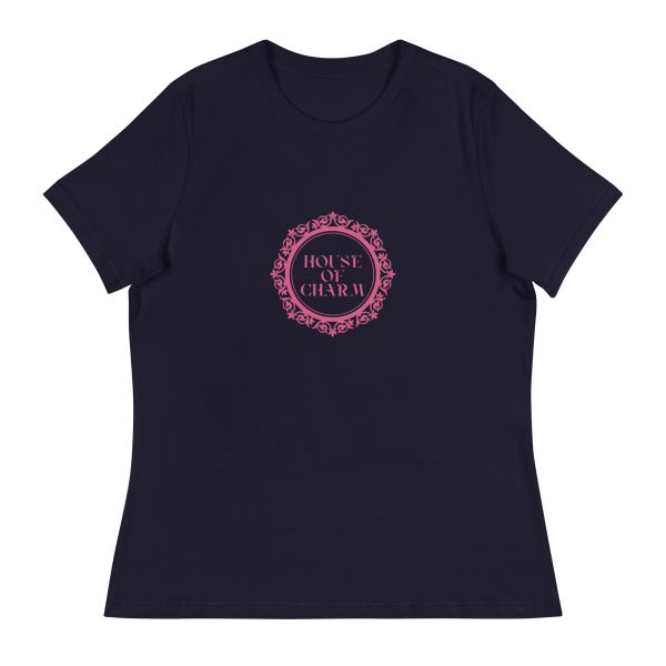 House of Charm Pink Women's Relaxed T-Shirt