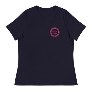 House of Charm Front/Back Pink Women’s Relaxed T-Shirt