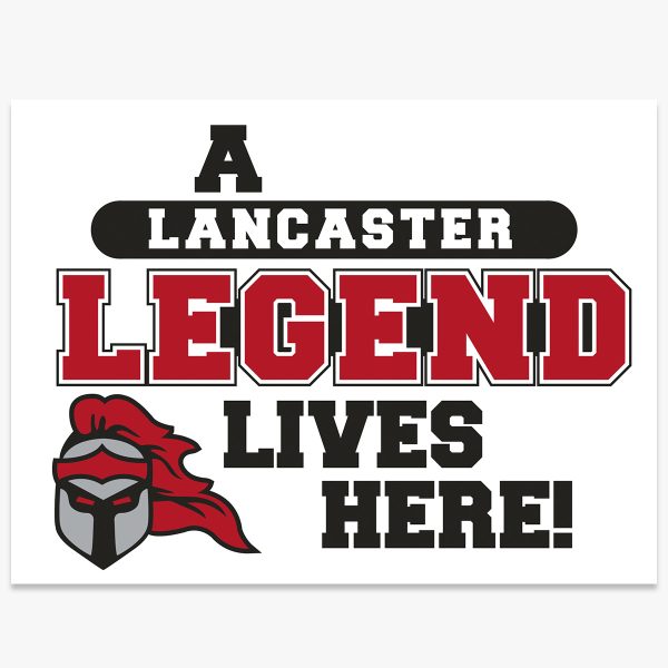 A Lancaster Legend Lives Here Lawn Sign - Image 2