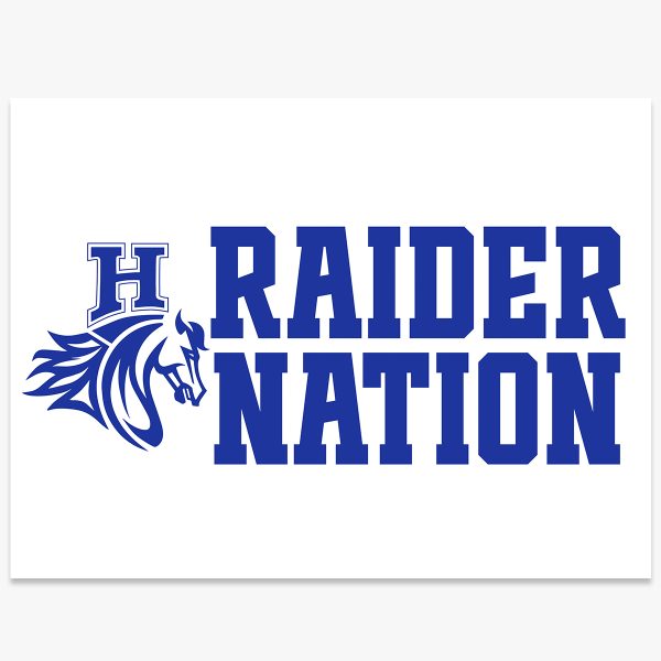 Horseheads Raider Nation White / Blue / Black - Image 2
