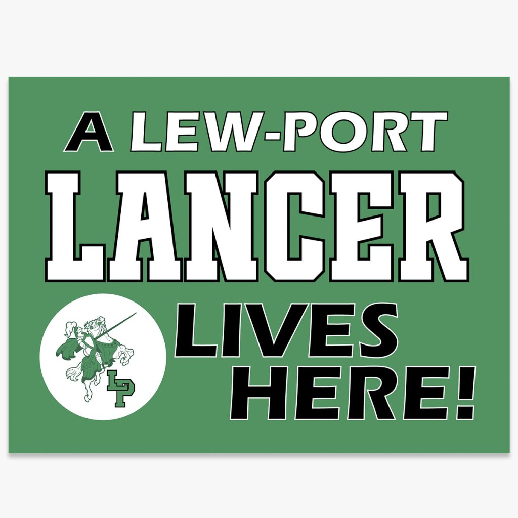 LewPort Lancer Lives Here Lewiston Porter Cheer