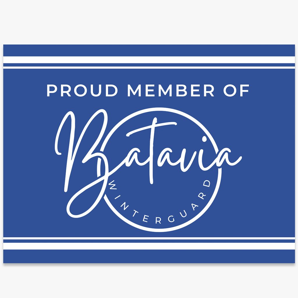 Batavia Winterguard Proud Member
