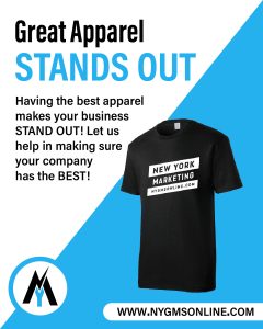 Great apparel makes your brand stand out