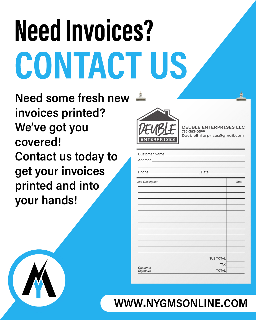 Read more about the article Need invoices printed? We’ve got you covered