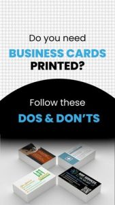 Getting a business card right can be a difficult challenge