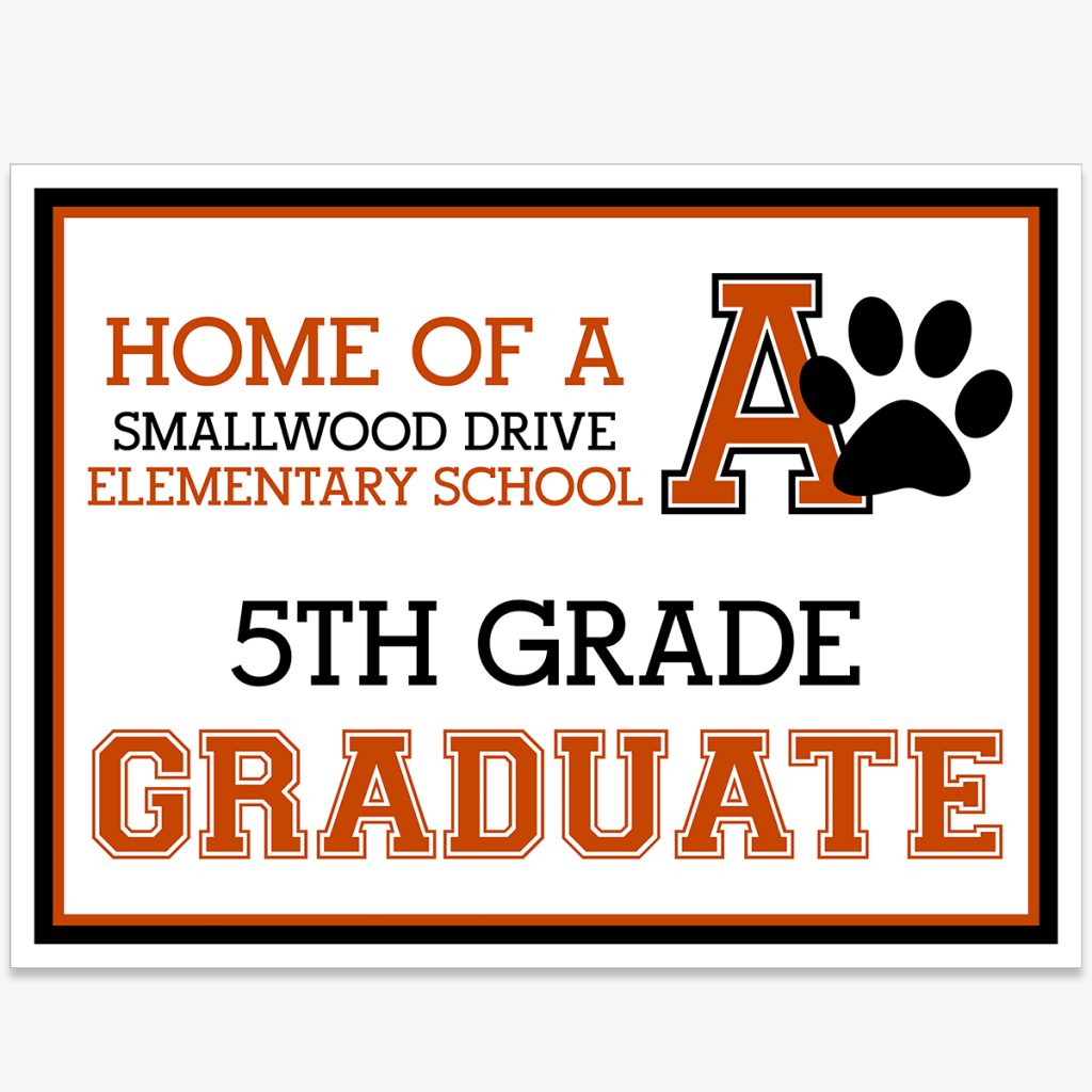 5th Grade Graduate Smallwood Drive Elementary School