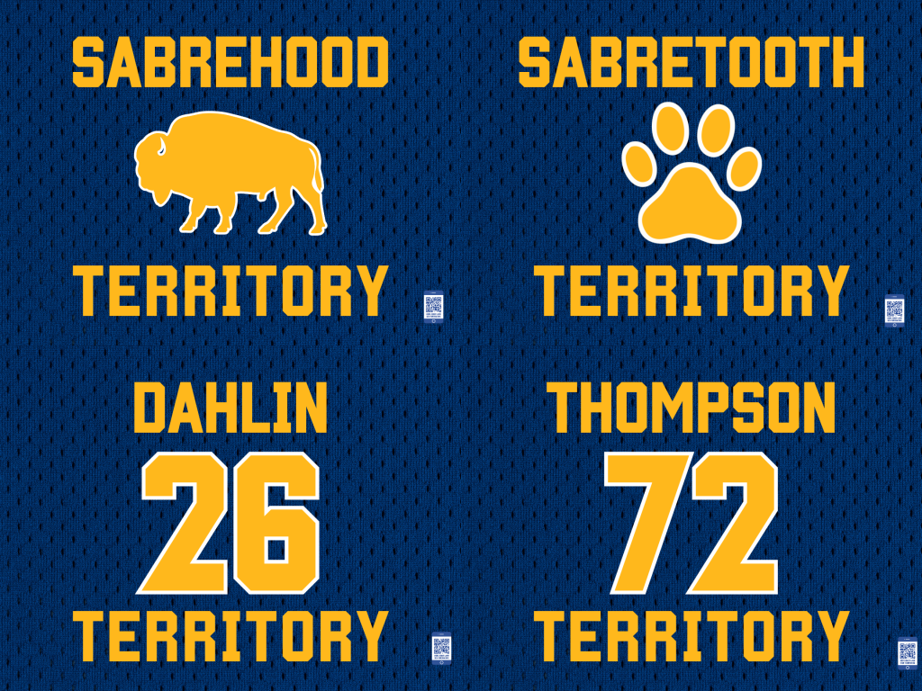 Sabre Territory Lawn Signs