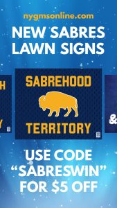 🚨 NEW Sabres Lawn Signs just dropped 🚨