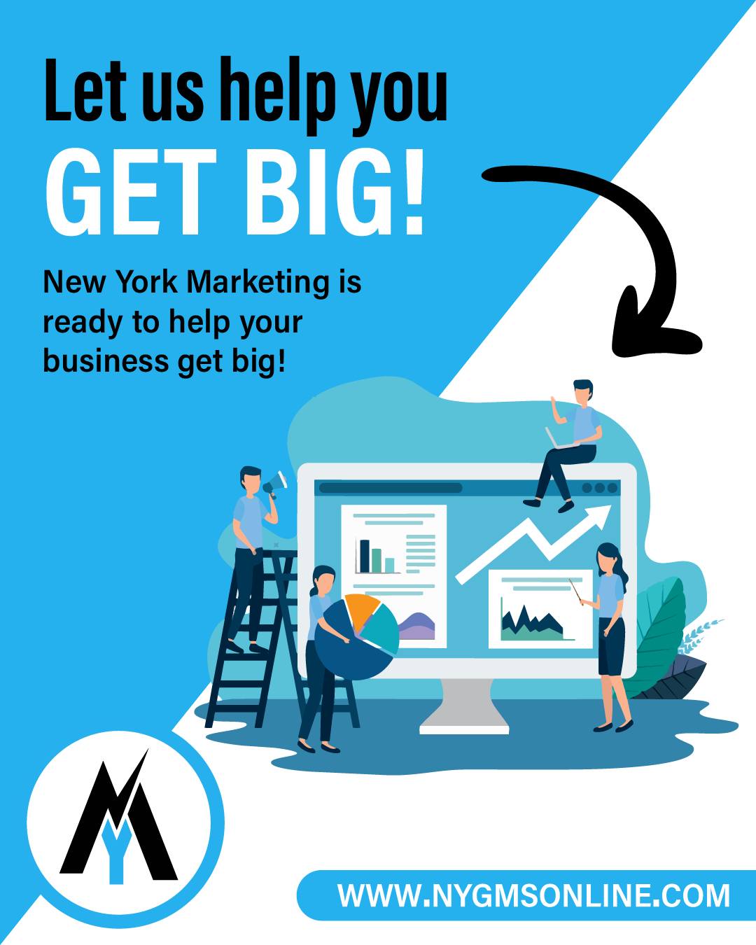 Read more about the article Grow YOUR business to something BIGGER with New York Marketing!
