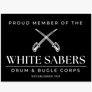 Proud Member Est 1928 White Sabers