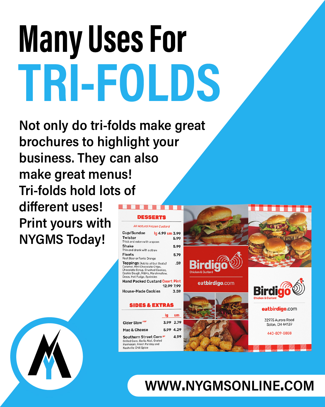Read more about the article Tri-folds are one of the most versatile print products out there 📄