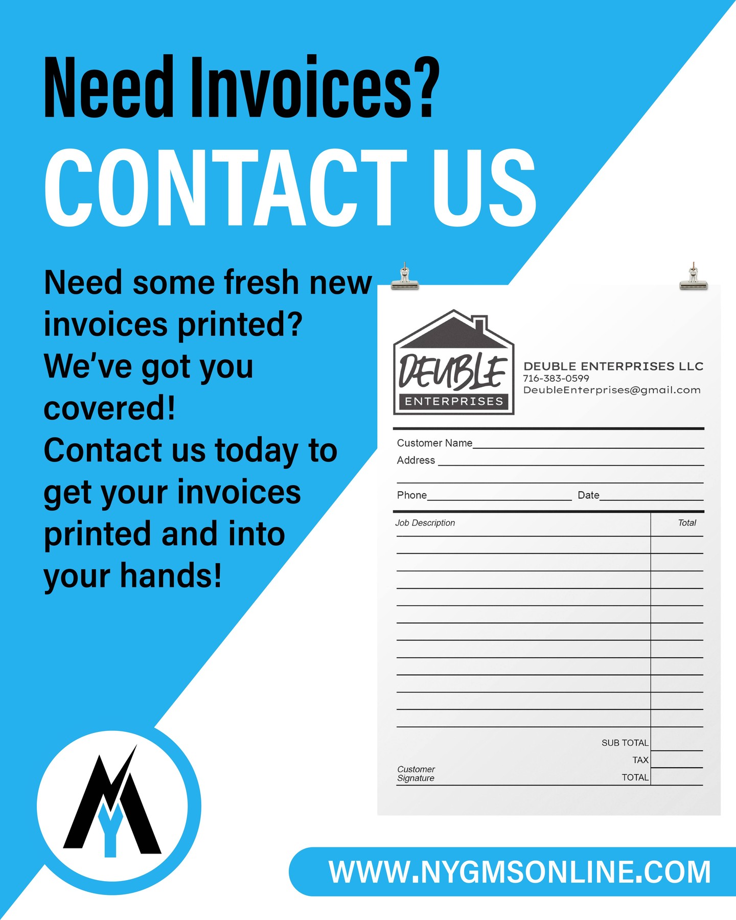 Read more about the article Keep your business organized with professionally printed invoice books and forms