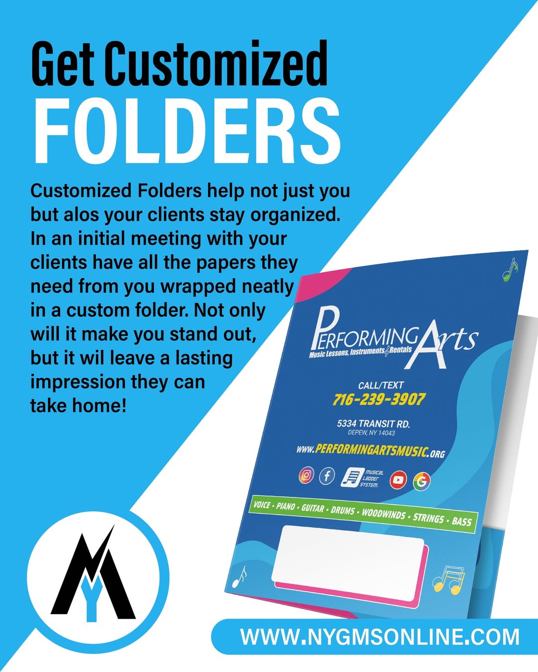 Read more about the article 📁 Keep your materials organized AND your brand looking professional!