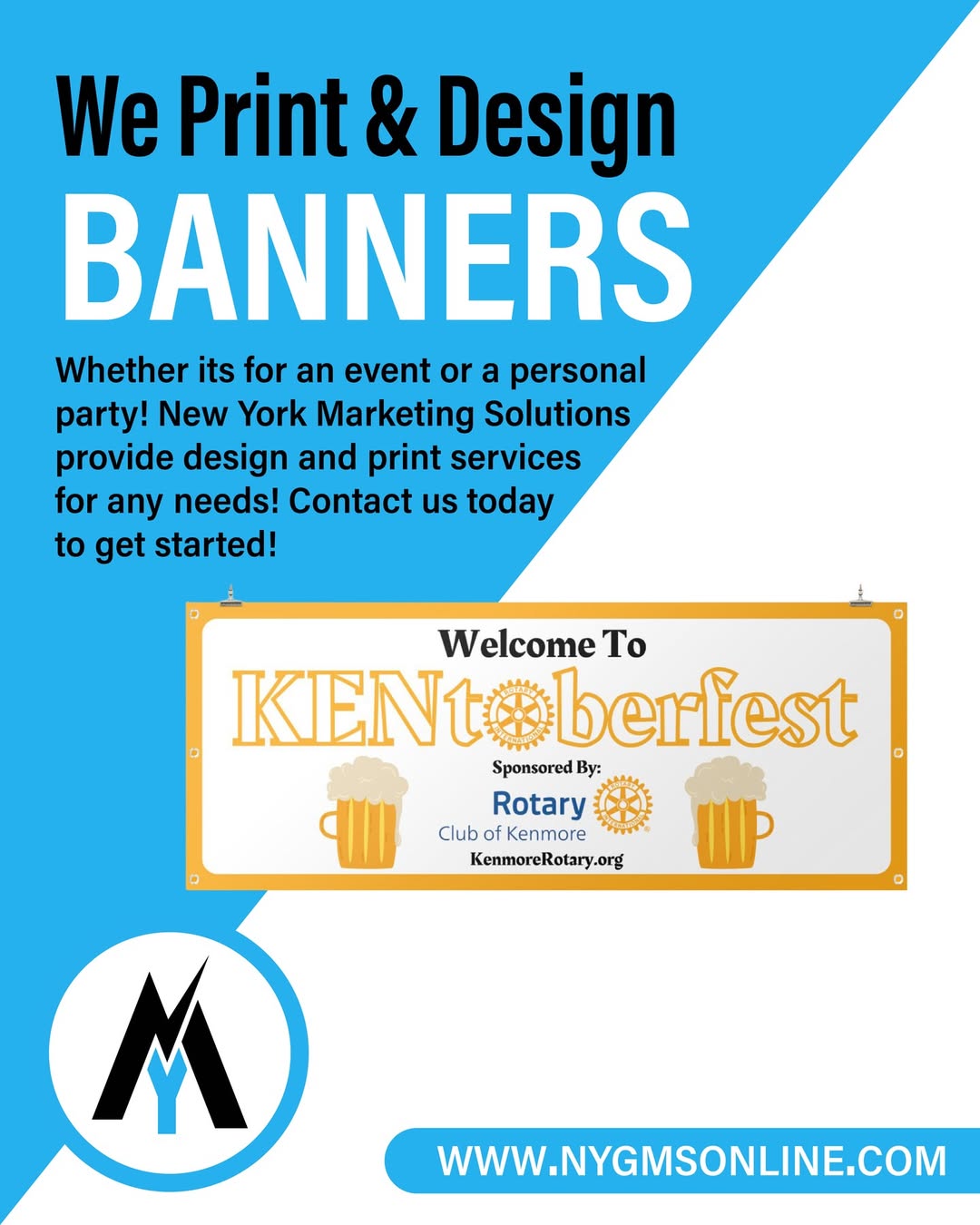 Read more about the article 📣 Go BIG with a custom banner designed and printed by NYGMS!